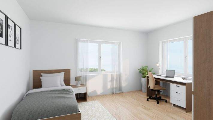 Schlafzimmer-Visualisierung