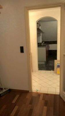 Blick über den Flur Richtung Küche