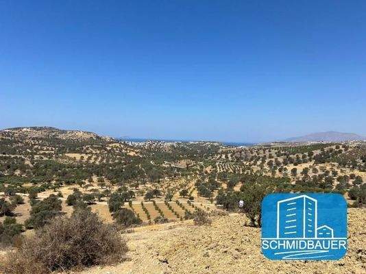 Kreta, Sivas: Grundstück mit herrlichem Meerblick am Ortsrand zu verkaufen
