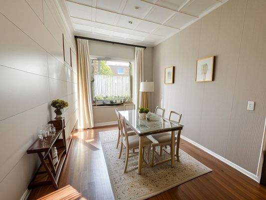 Esszimmer Erdgeschoss KI generiert