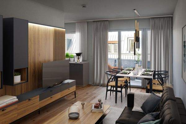 Visualisierung  Wohnen/Essen