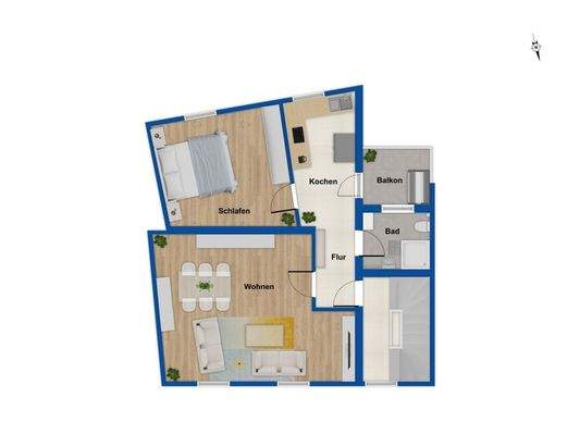 Grundriss Obergeschoss