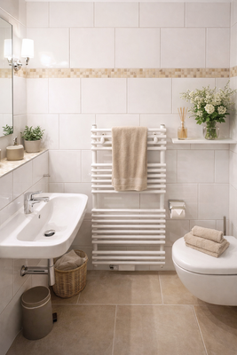 Badezimmer im Untergeschoss