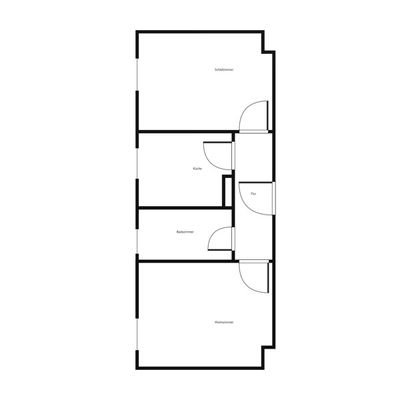 1 Grundriss, 2. OG mitte