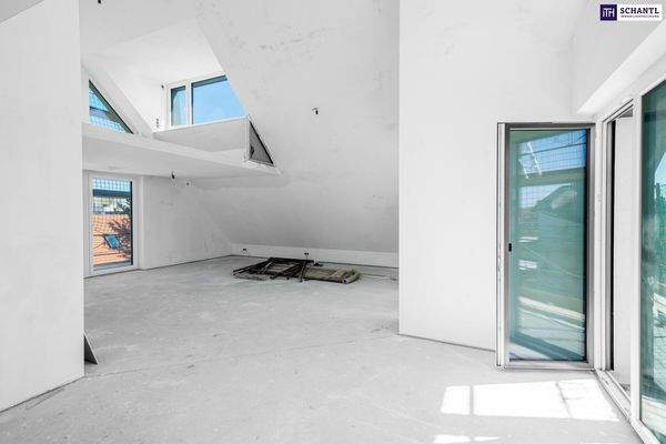 Wohnbereich, Dachgeschoss, Stand April 2025