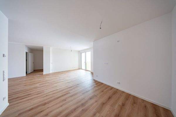 Offener Wohn- und Küchenbereich