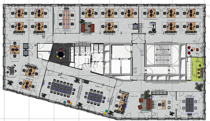 Grundriss 8.OG, ca. 780 m²_UV