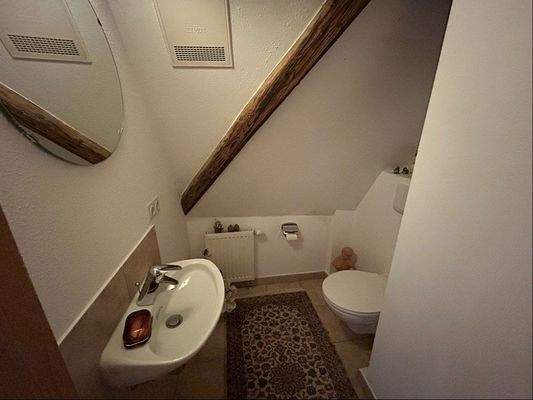 WC im Dachgeschoss