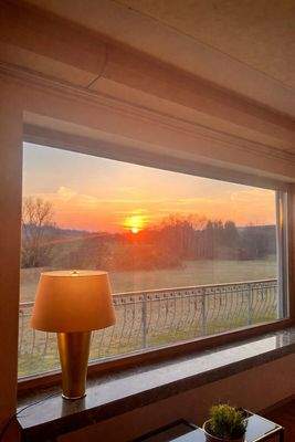 Sonnenuntergang von Wohnzimmer