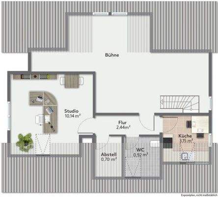 Dachgeschoss Grundriss