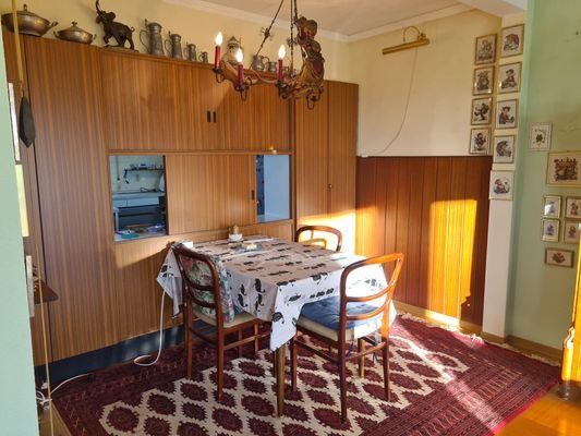Wohnzimmer kombiniert mit Esszimmer 