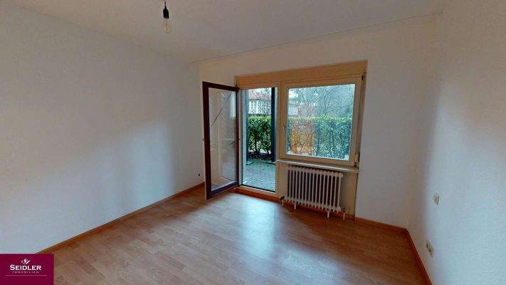 Schlafzimmer mit Terrassenzugang