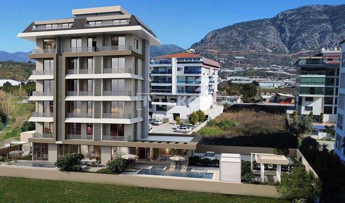 Apartments 300 m from the Beach in Alanya Kestel