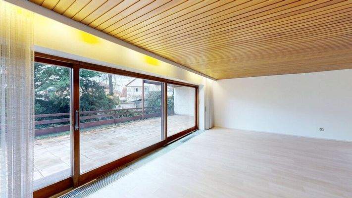 Blick auf die Terrasse