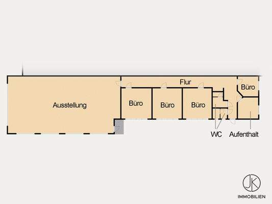 Grundriss - Büro + Showroom