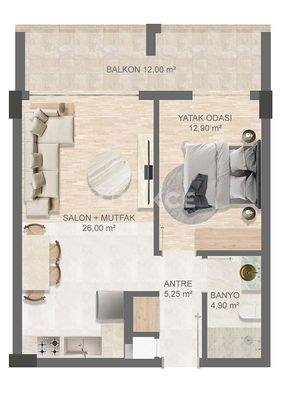 Apartments with a Pool on the Main Road in Antalya Aksu