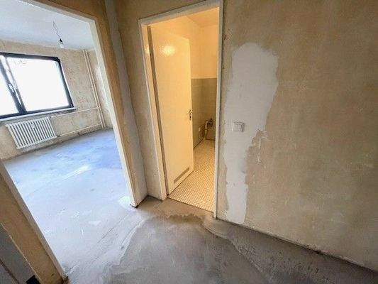 Unrenovierter Wohnbereich