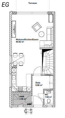 RH Mainz 128 - Grundriss Erdgeschoss