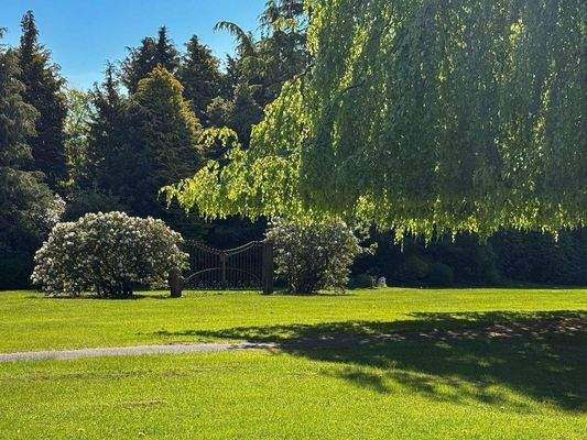 ...mit verträumten Sichtachsen...