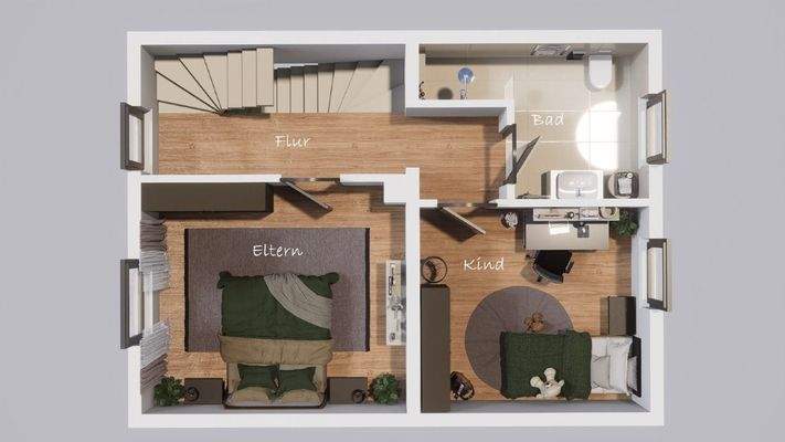 Möglicher Grundriss 1 OG