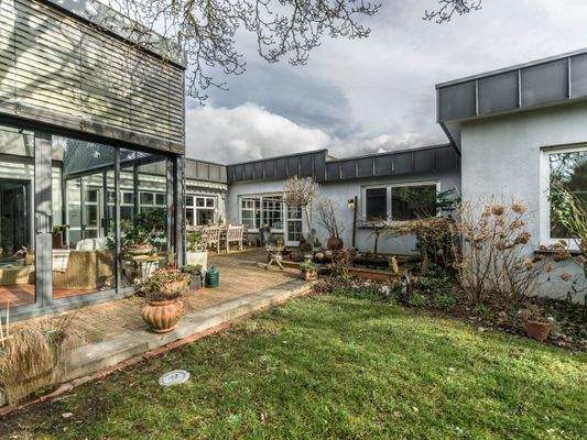 Rückansicht des Hauses