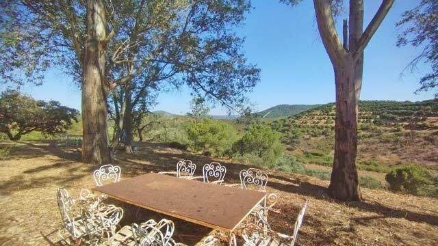 2426 andalusien, provinz huelva, nerva, finca, 32 ha, 2 häuser zu verkaufen