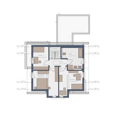 Grundriss Obergeschoss