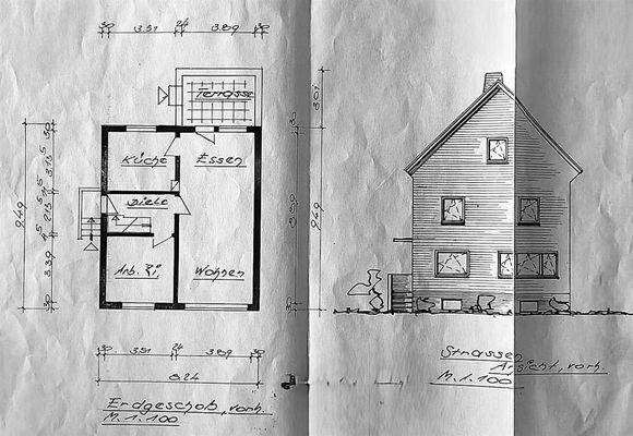 Straßenansicht Grundriss