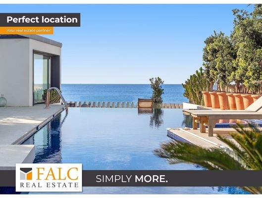 Infinity pool with top view