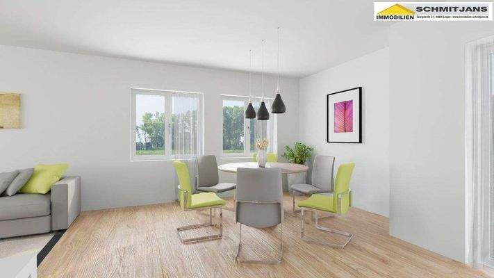 Visualisierungsbild Esszimmer EG