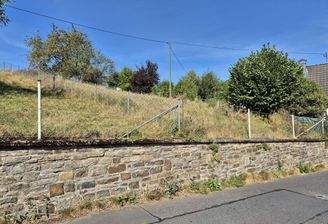 Blick auf das Grundstück