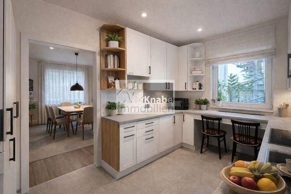 Küche EG Modernisierungsvorschlag KI generiert