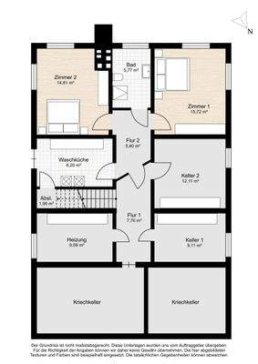 Grunsdriss Untergeschoss