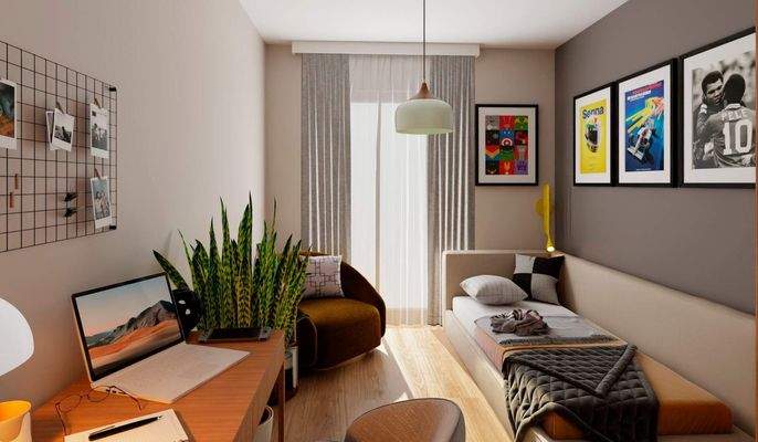 Das Kinderzimmer oder Büro