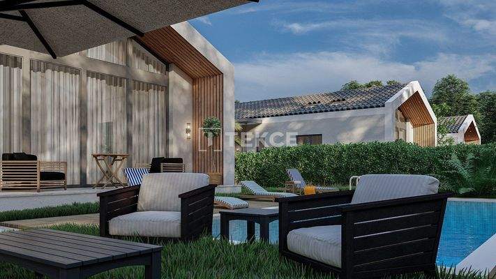 3-Bedroom Single Storey Villas with Pools in Muğla Seydikemer