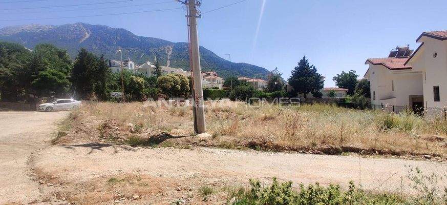 Partial Sea View Zoned Land in Fethiye Oludeniz