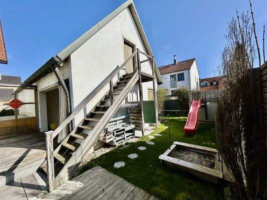 Zugang zum Garagenspeicher