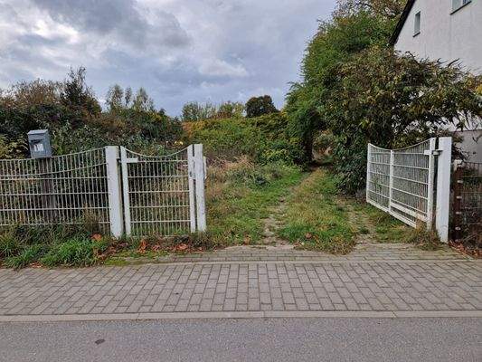 Einfahrt Gartenstraße heute