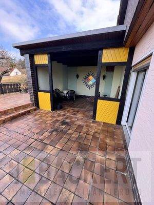 überdachter Freisitz