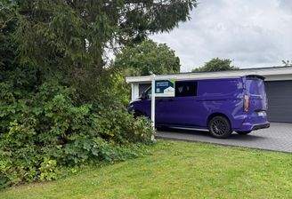 Weg zum Grundstück
