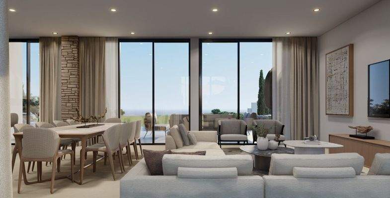 Wohnzimmer mit Essbereich