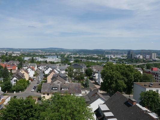 Blick vom Balkon