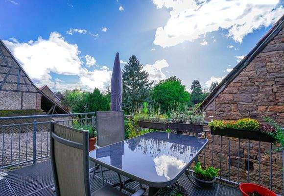 Wohneinheit 2, 4 ZKB OG - Balkon mit toller Aussicht