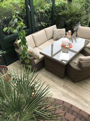 Wintergarten mit Loungemöbel