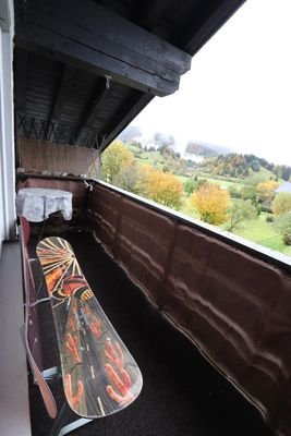 Balkon - Blick nach Westen