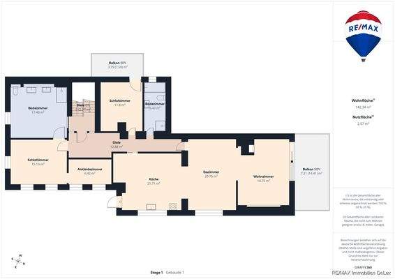 Grundriss Obergeschoss