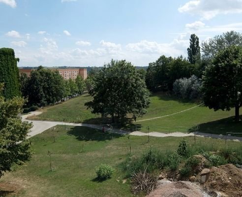 Ausblick Balkon