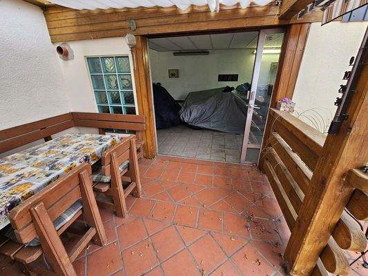 Pergola Eingang Garagen