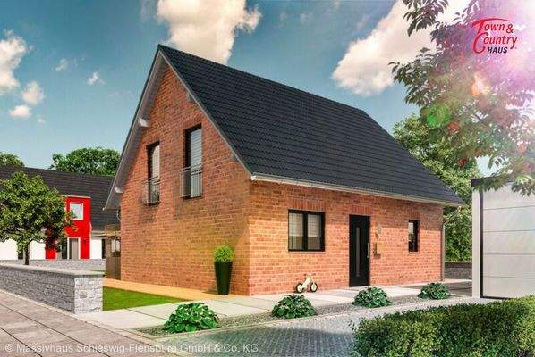 Ansicht Straße Verblendfassade