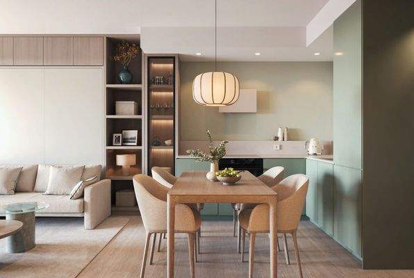 20250115-Residences Aurora - Type A - kitchen - olive grove-